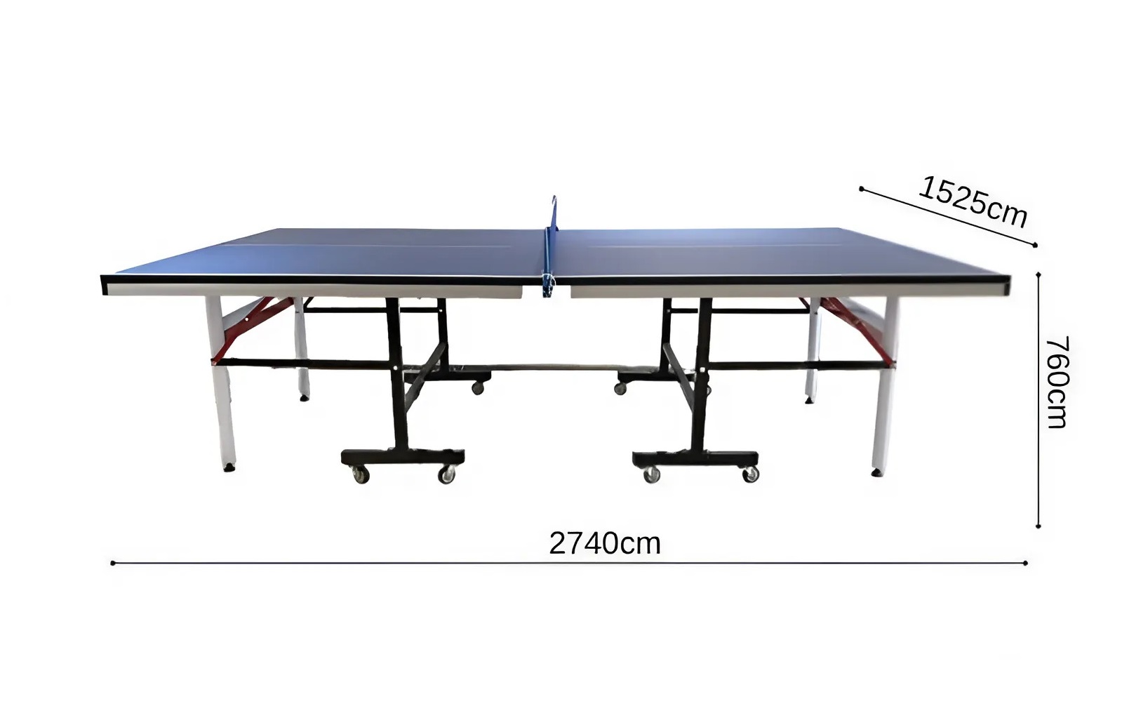 kích thước bàn bóng bàn vinasport MDF-06