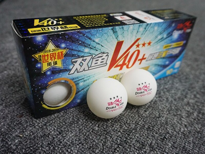 Bóng bàn Double Fish V40+ 3 sao 10q/hộp