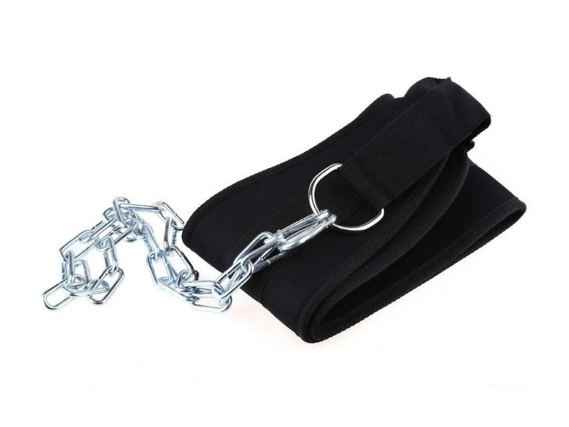 Đai lưng thể hình có xích treo tạ