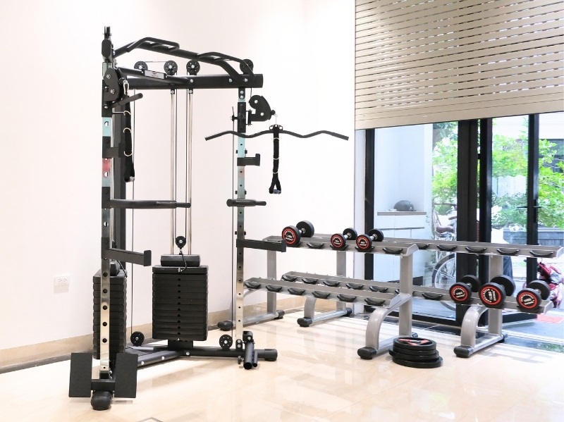 Giàn kéo tạ xô vai đôi HQ-V021