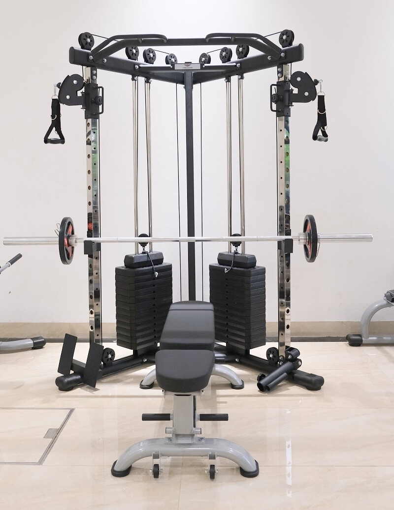 Giàn kéo tạ xô vai đôi HQ-V021