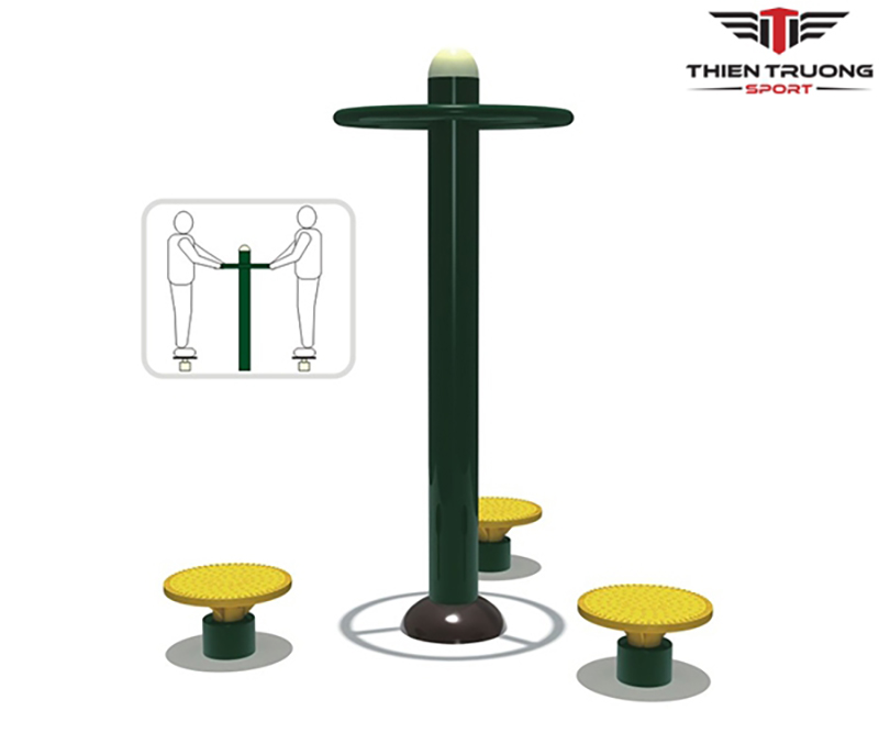 Hình ảnh máy tập xoay eo 3 người HQ-626
