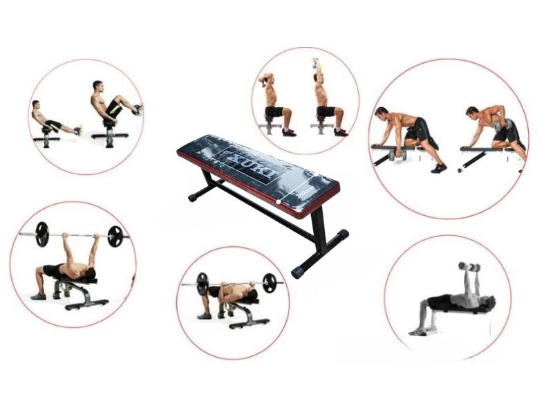 Các bài tập với ghế vớt tạ Xuki dài