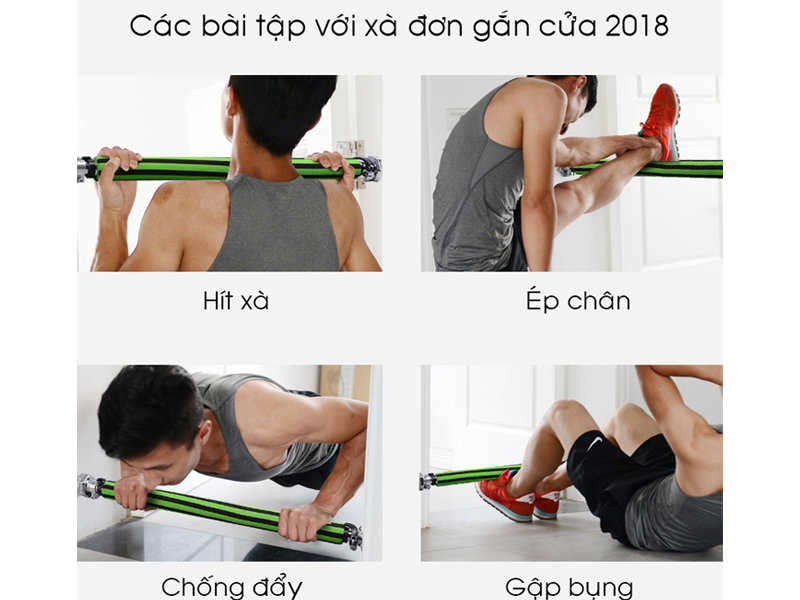 Bài tập với xà đơn treo tường 2018