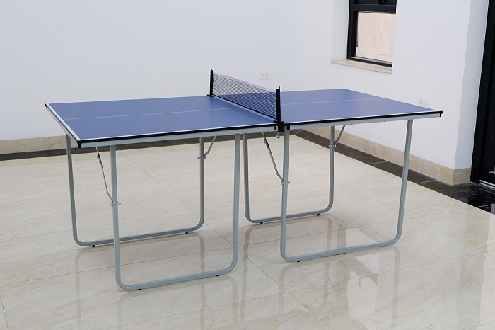 Chân bàn bóng bàn mini làm từ thép hộp chắc chắn