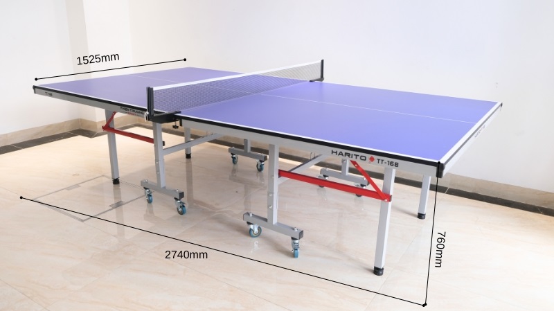 Bàn bóng bàn nhập khẩu Harito TT-168 thiết kế chuẩn ITTF