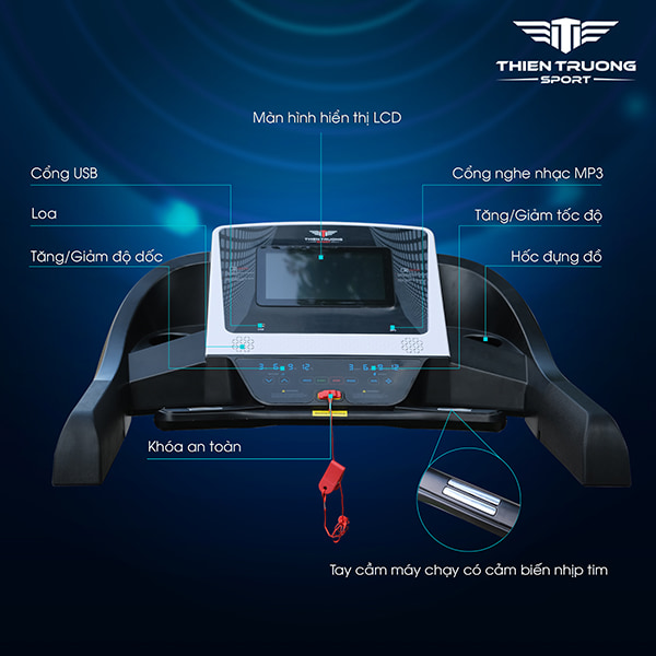 Máy chạy bộ điện đa năng HQ-9900