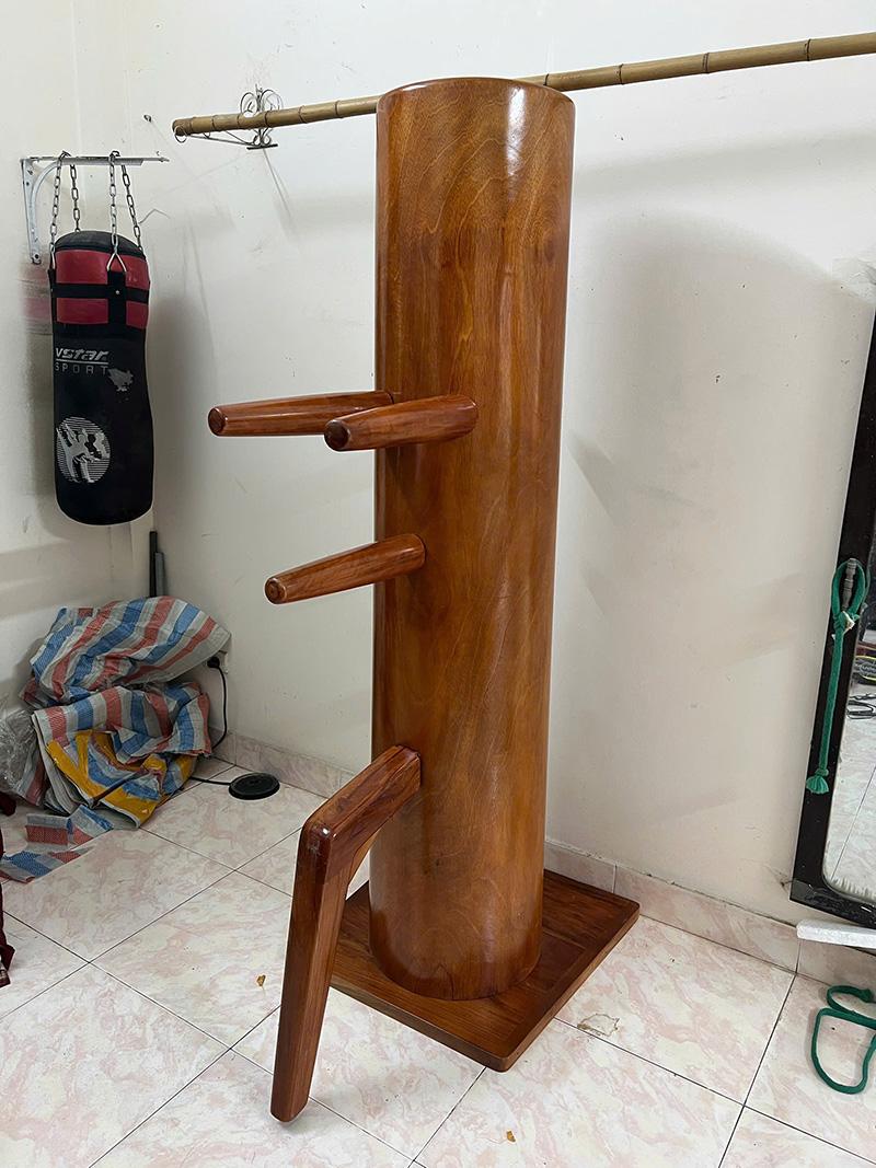 Mộc nhân tập võ từ gỗ lim vang