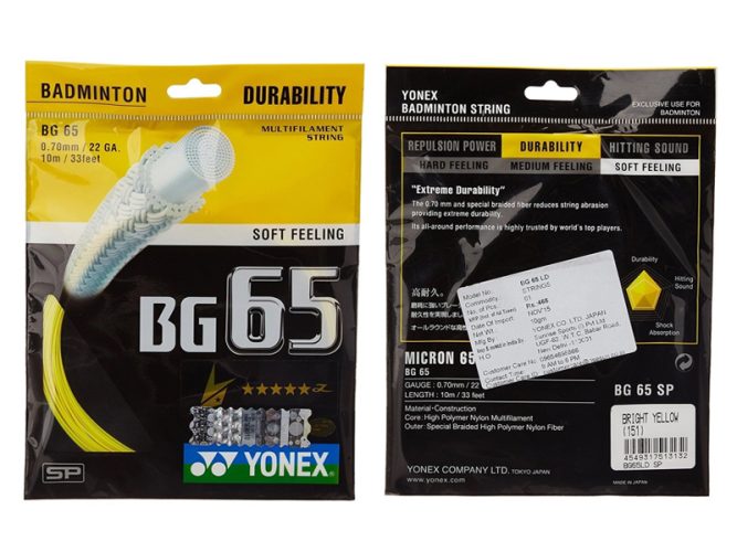 Dây đan vợt cầu lông Yonex BG 65
