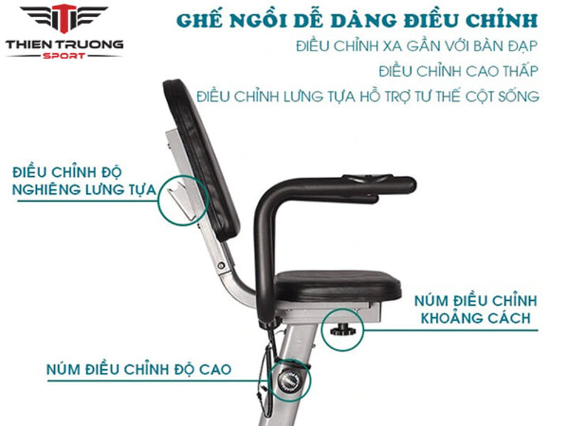 Ghế ngồi xe đạp tập BC-51053 dễ dàng điều chỉnh