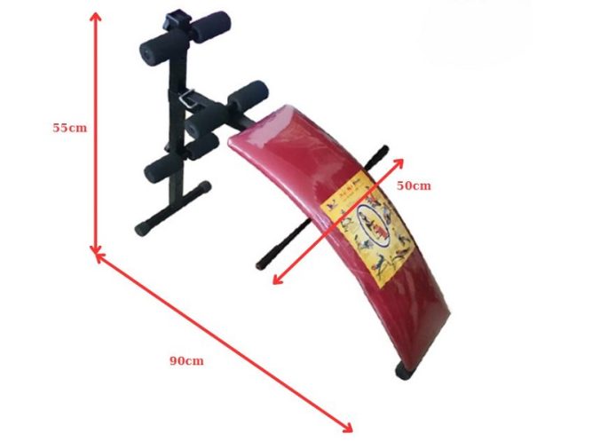 Ghế cong tập bụng Xuki XK có càng