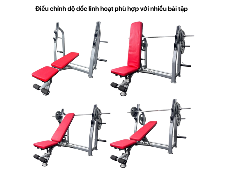 Ghế ngồi điều chỉnh độ dốc linh hoạt