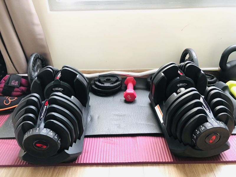 Hình ảnh tạ tay điều chỉnh Bowflex 1090