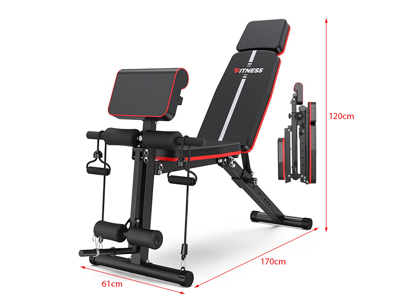 Kích thước ghế tập gym đa năng SP0336