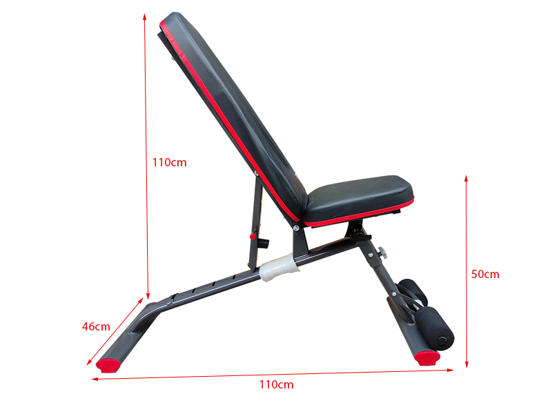 Kích thước ghế tập gym đa năng DDS-201
