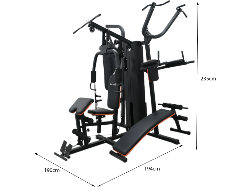 Kích thước giàn tạ đa năng HQ-808I