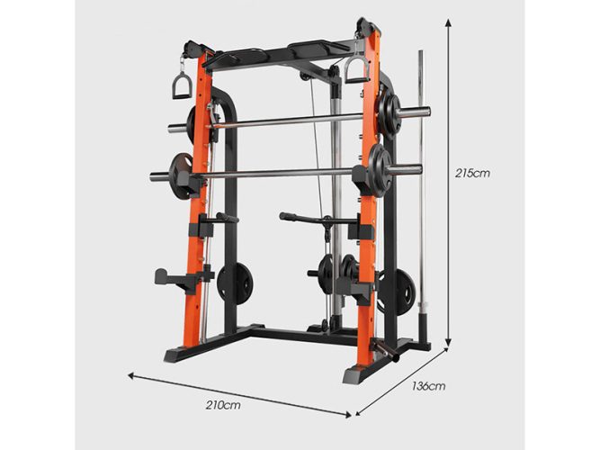 Kích thước lắp đặt khung gánh tạ K9