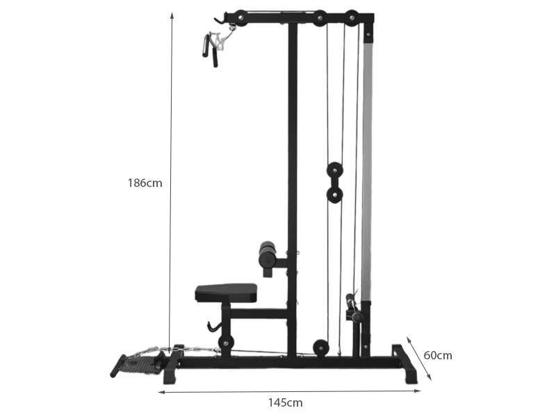 Kích thước máy kéo xô đa năng 5000C