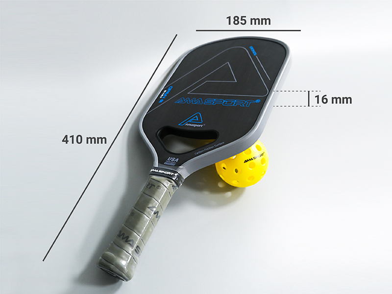 Kích thước vợt Pickleball AMA T700 Toray