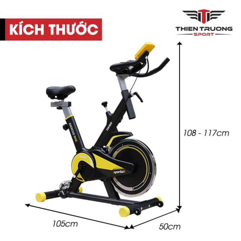 Kích thước xe đạp tập Spin Bike JN55