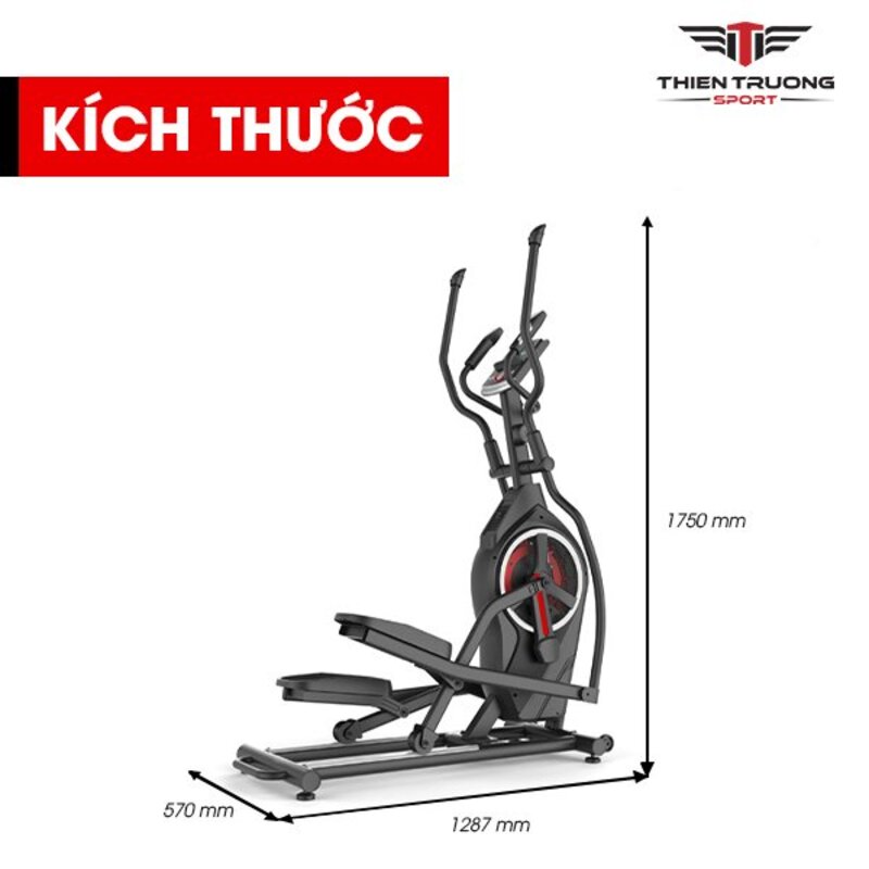Kích thước Xe đạp tập thể dục Tokado TK 2000
