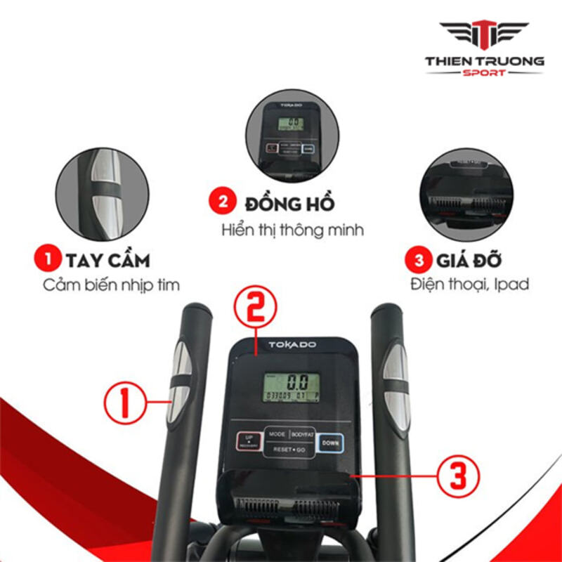 Tích hợp màn hình hiển thị thích hợp cho việc tập luyện