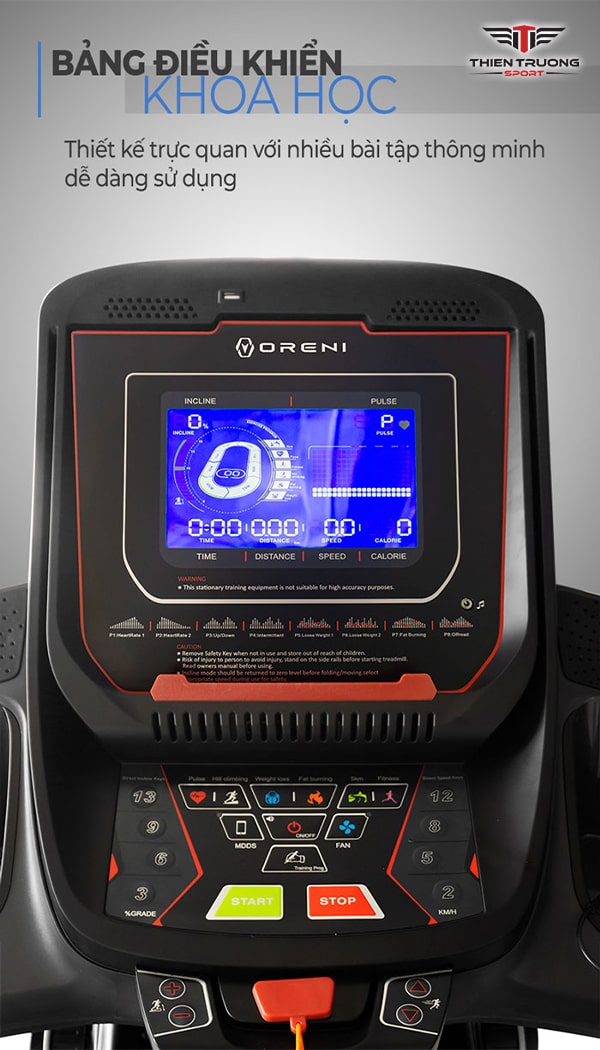 máy chạy bộ điện đa năng Oreni RE-6