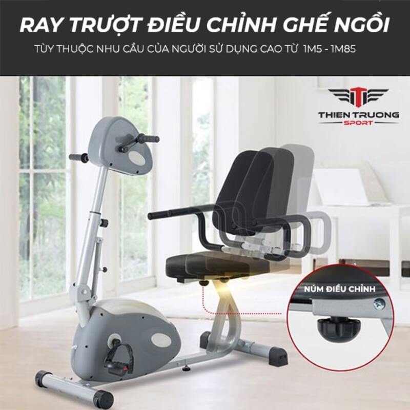 Tíc hợp ray trượt điều chỉnh ghế ngồi trên xe đạp