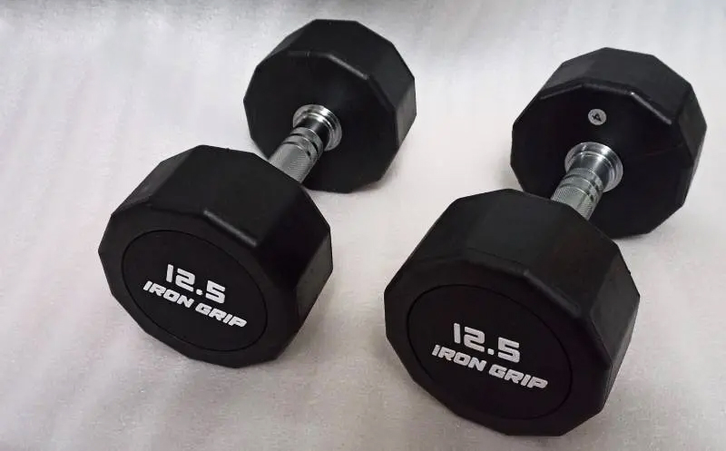 Tạ tay bọc cao su Iron Grip