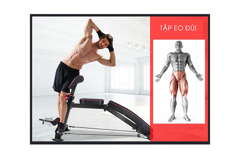 tap eo dui voi ghe tap gym KK022D