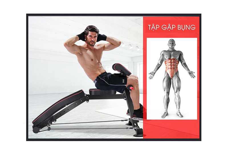 ghế tập bụng tại nhà