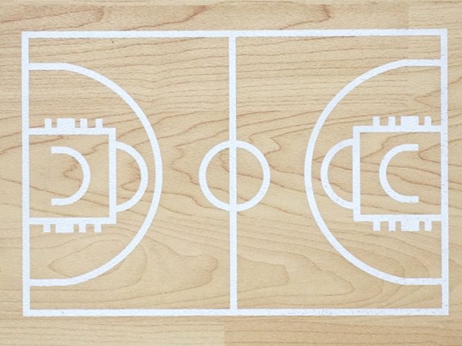 Mô hình thảm sân bóng rổ