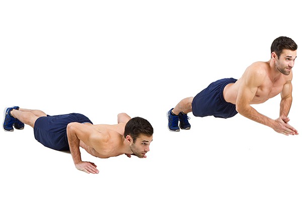 kỹ thuật chống đẩy Clap Push Up