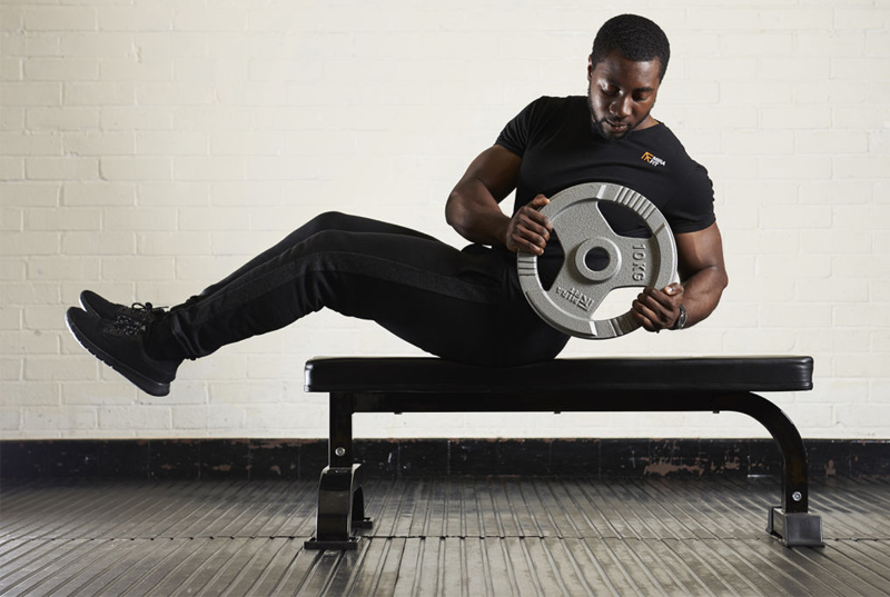 Bài tập Decline Bench Russian Twist