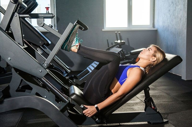 High Foot Placement Leg Press