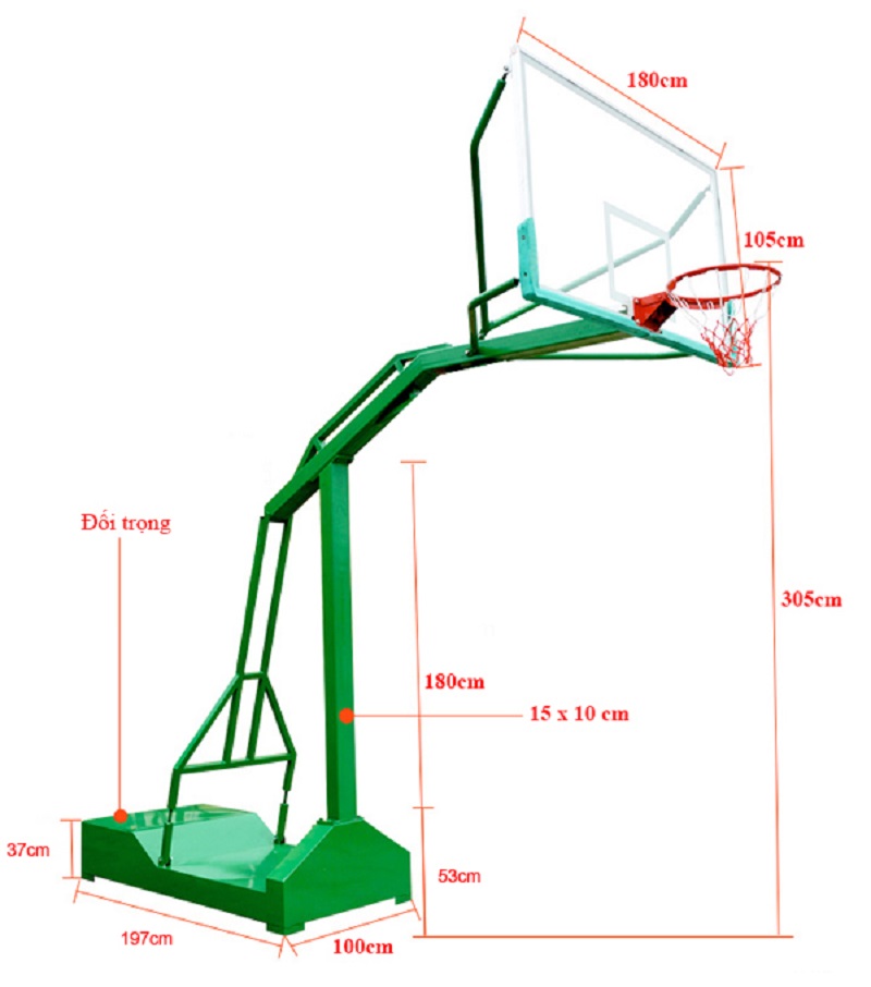 Trụ bóng rổ TT-501