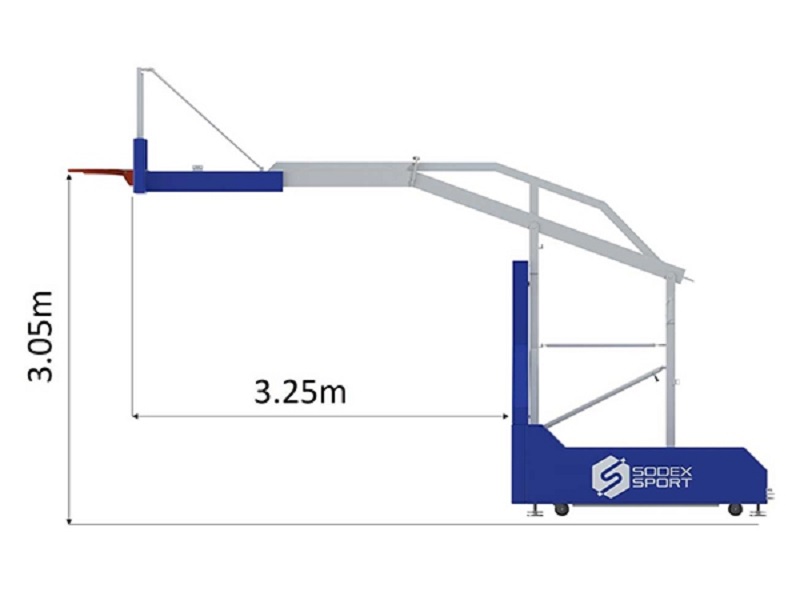 Trụ bóng rổ thi đấu S14650