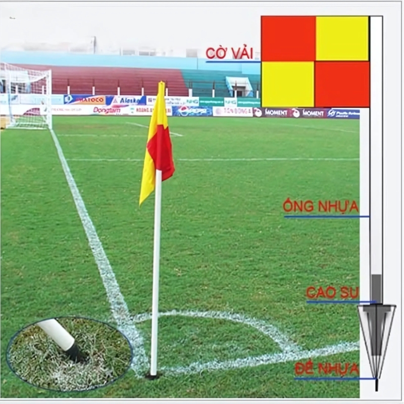 Trụ cờ góc sân 102867