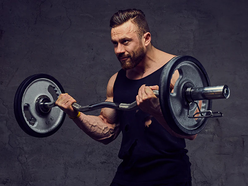 Bài tập Barbell Drag Curl
