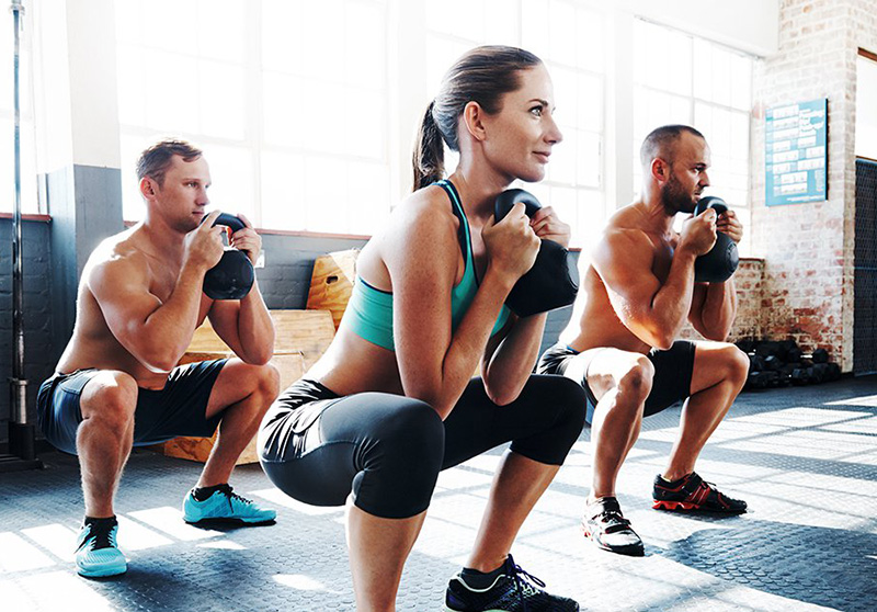Bài tập Kettlebell Goblet Squat