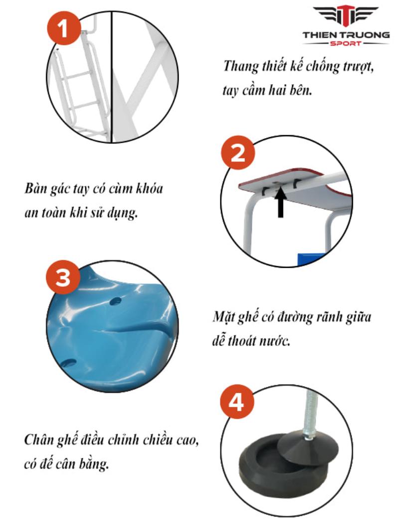 Tiêu chuẩn của ghế trọng tài tennis S25332-CPT