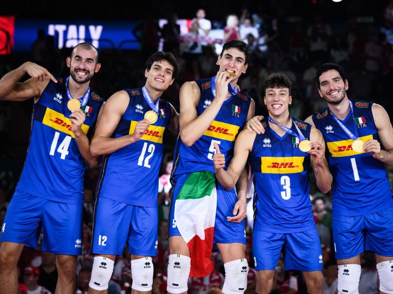 Đội tuyển bóng chuyền nam Italia là một trong những đội mạnh nhất thế giới
