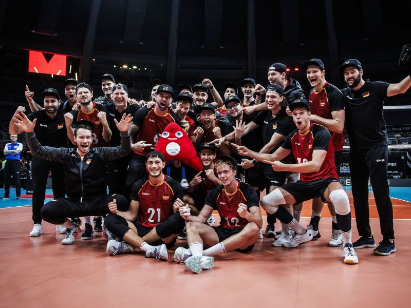 Đội tuyển bóng chuyền nam Đức hiện đang đứng thứ 8 trong bảng xếp hạng FIVB