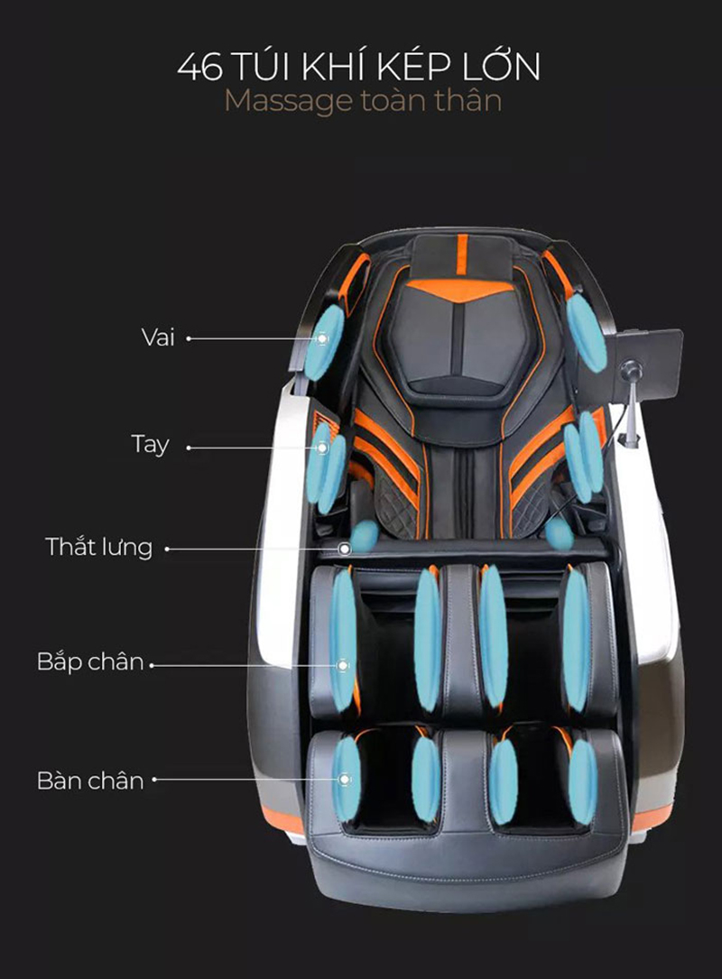 Trang bị hệ thống túi khí co bóp nhịp nhàng