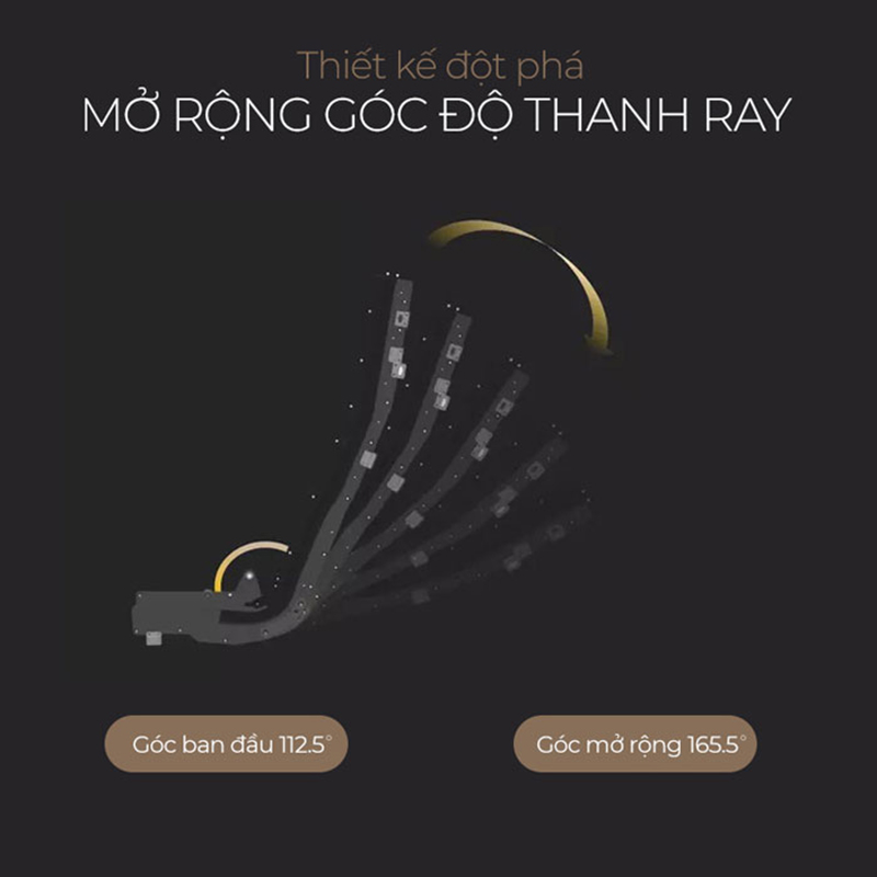 Khung SL Track có chiều dài tới 138 cm ôm trọn cơ thể