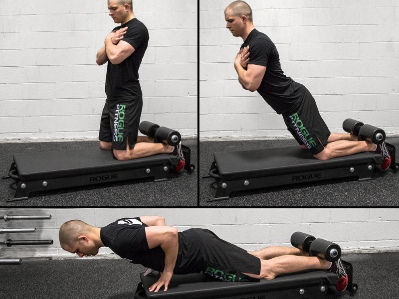 Floor Glute Ham Raise là một trong những bài tập Gym tác động lên cơ đùi sau hiệu quả nhất