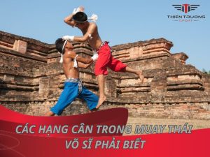 Các hạng cân trong Muay Thái