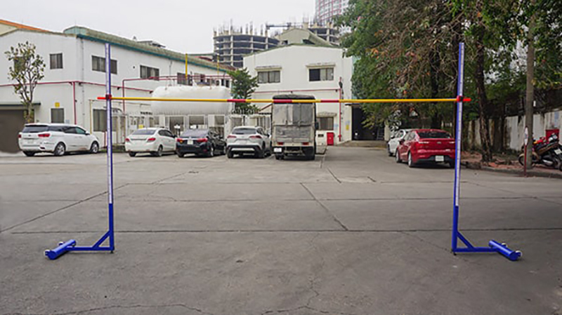 Hình ảnh lắp đặt thực tế trụ nhảy cao TT901