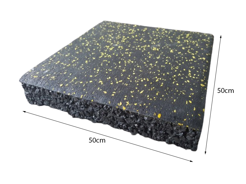 Kích thước gạch cao su mặt thảm EPDM