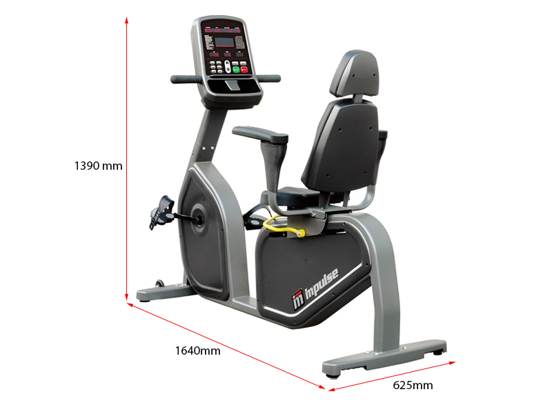 Kích thước xe đạp tập thể dục Impulse PR300